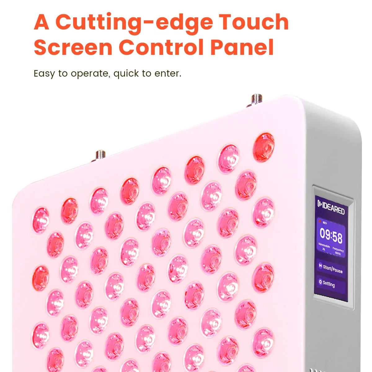 red light therapy panel RL600MAX red light therapy full body multi-spectral red infrared light therapy with touch screen