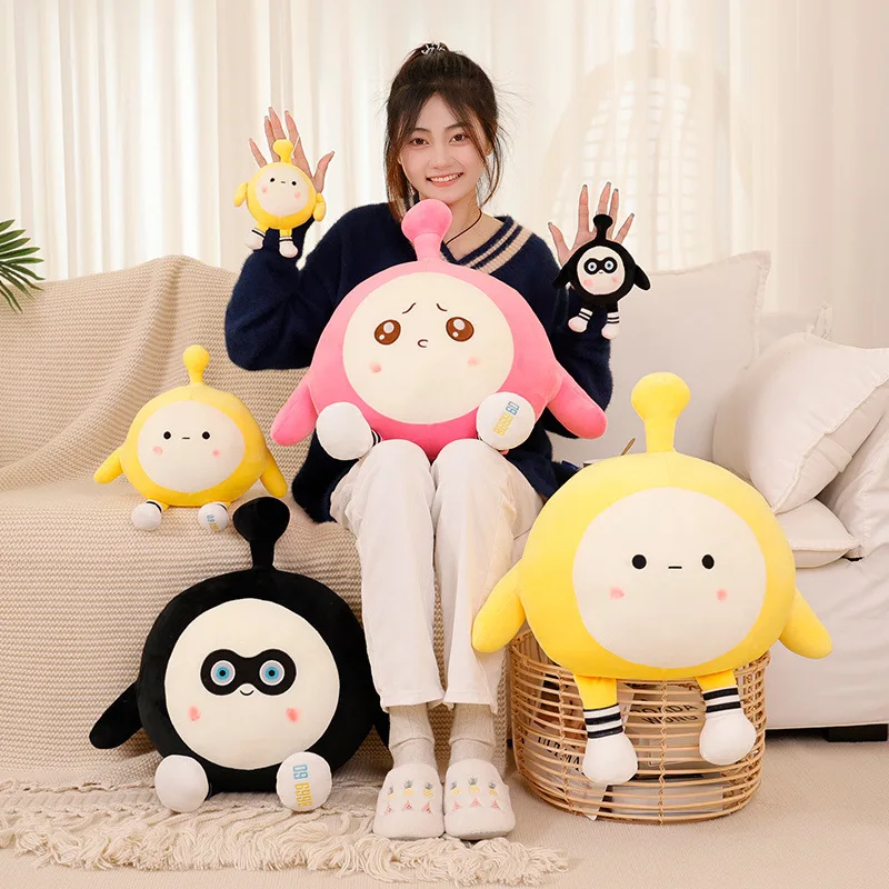 Cartoon Eggy Party Figure Doll Game Egg Hero Plush Toy Stuffed Food Bread Toast Pillow Toys for Kids Girls Birthday Gift