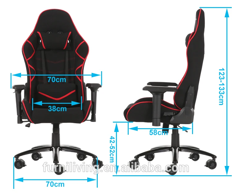 Custom Logo High Quality Comfortable Swivel  Gamer Gaming Seat PC Game Chair