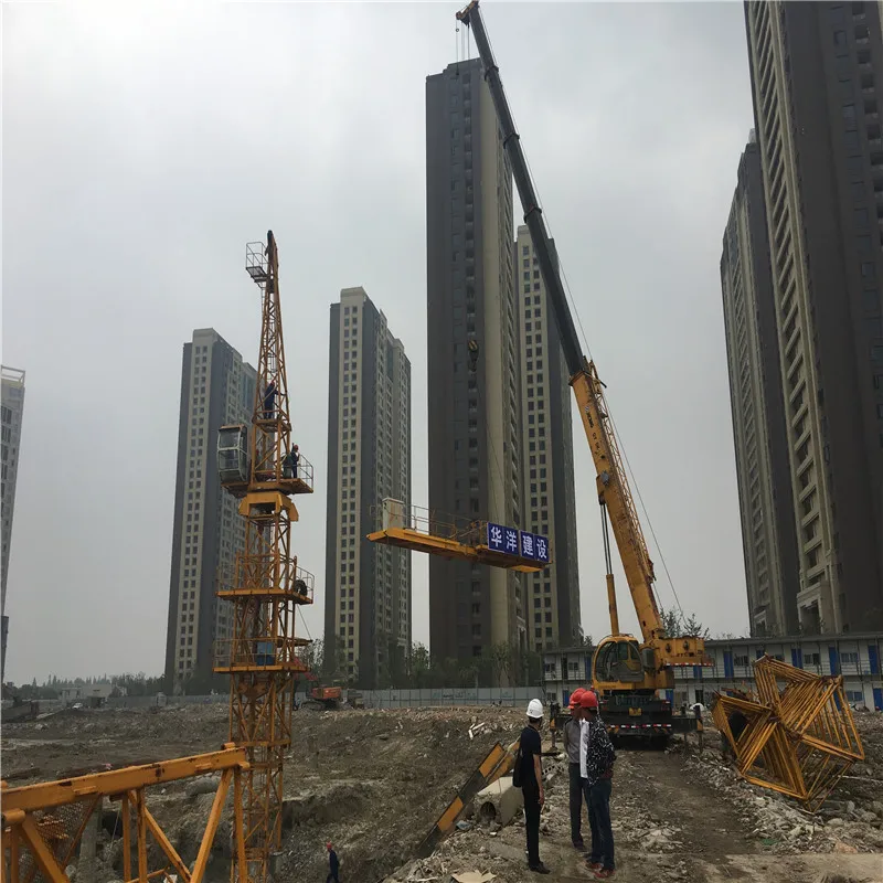 china tower crane 3 ton tower crane TC5610  hammerhead popular  electric  hotsale  tower crane