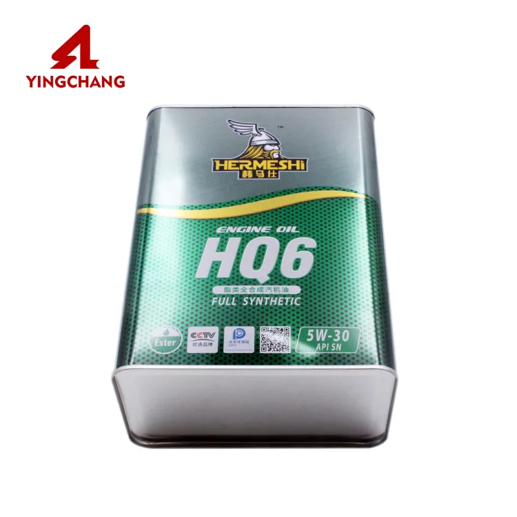 Tin Can Oil Refrigeration Oil Tin Can Plastic Container Engine Oil