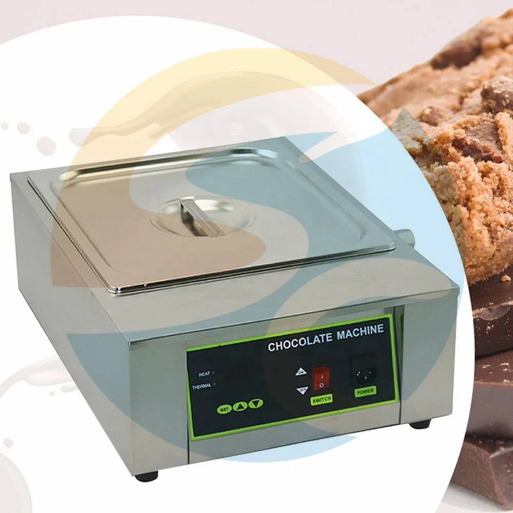 Digital Control Electric Chocolate Melting Single Bowl Electric Chocolate Melting Pot Thermostat Chocolate Warmer Machine