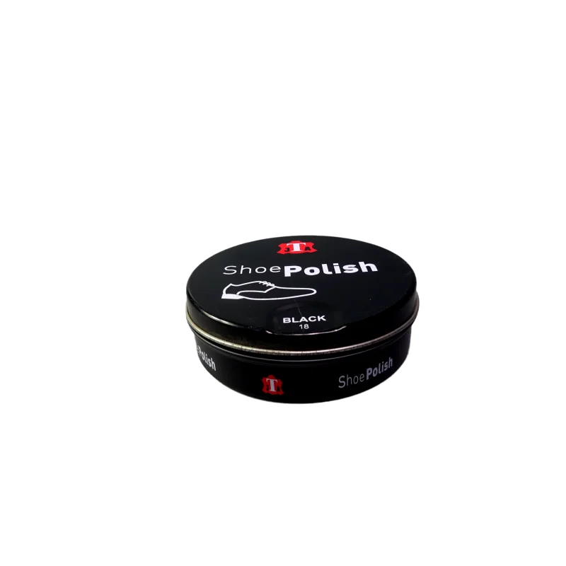 Round  shoe polish tin box /high quality tin box wish customized design