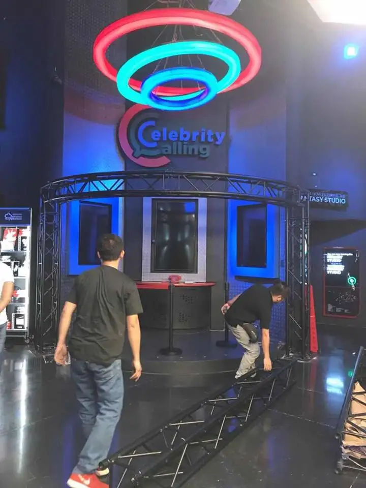 Black Lighting Decoration Spigot/bolt Truss, 200mm, 290mm Black Box Truss