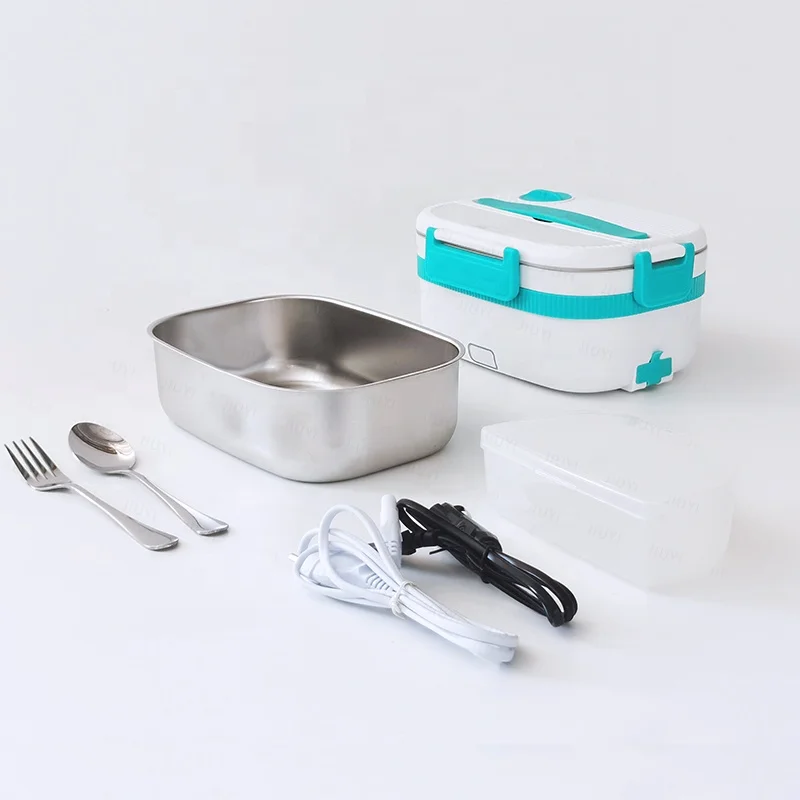 80W Electric Lunch Box Food Heater 12V/24V/110V Portable Food Warmer 3 in 1 Heated Lunch Boxes for Adults,  for Car/Truck/Office