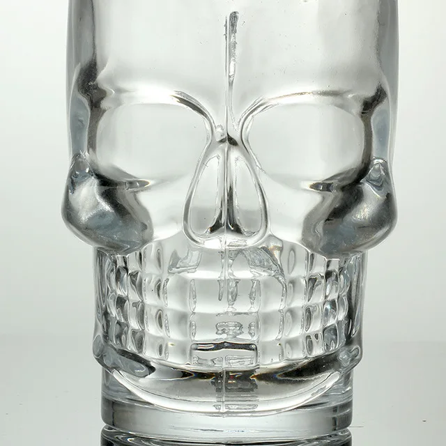 halloween skull face beer glass mug skull beer mug