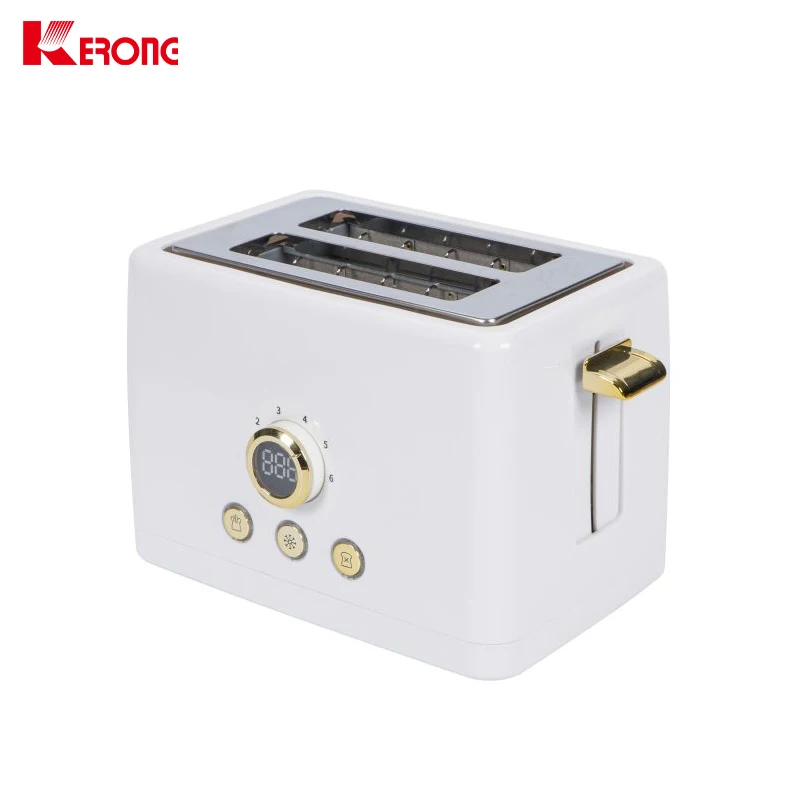 KRON New Design Automatic  Pop-up Electric Plastic 2 Slice  Bread Toaster for Home Use