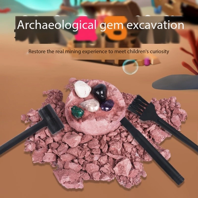 Funny Stem Educational Space Toys Planet Collection Kit Science Solar System Exploring Gems Archaeology Excavation Toys For Kids