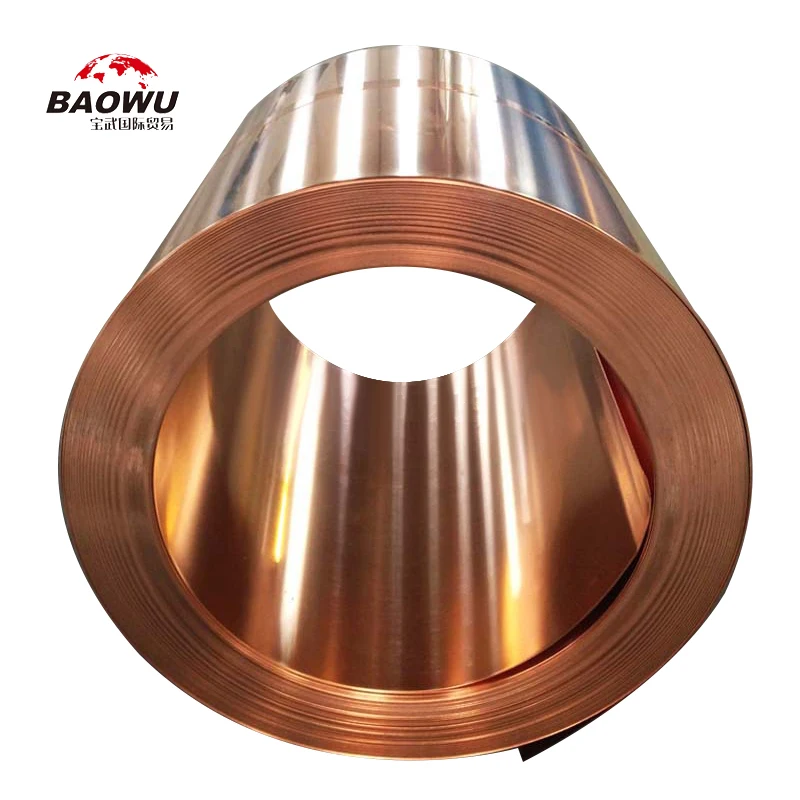 manufacturer Copper Coil / Copper Strip / Copper Tape c1100 pure copper 99.9 for sale