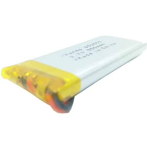 Rechargeable Battery 652555 3.7v 950 Mah Lithium Batteries Battery Silver Lithium Polymer 500 Times 18 G 12months,12 Months 0.5C