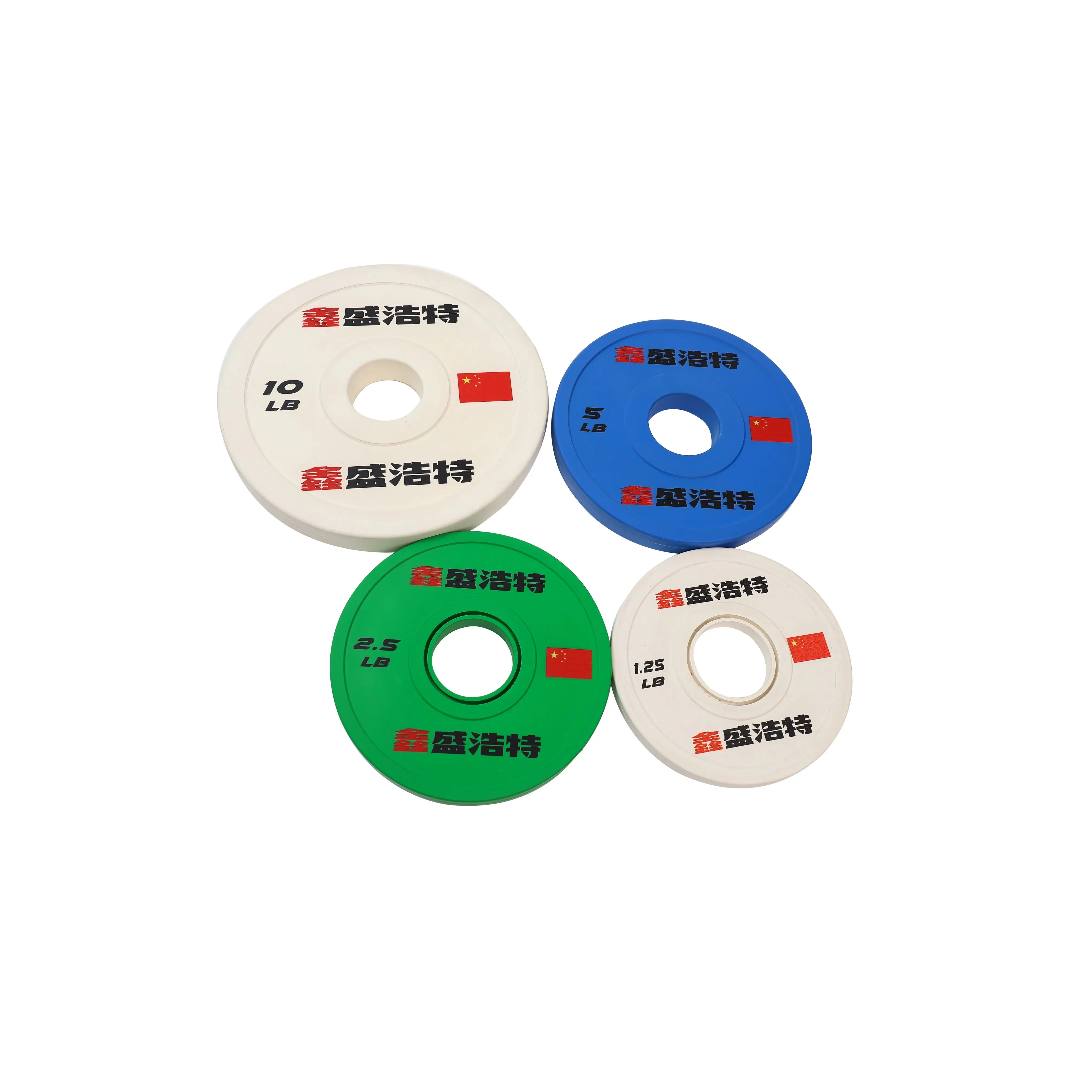 Bumper plate factory directly Sports Gym Equipment Fitness Body Building Fraction Weight Bumper Plates Change Plate