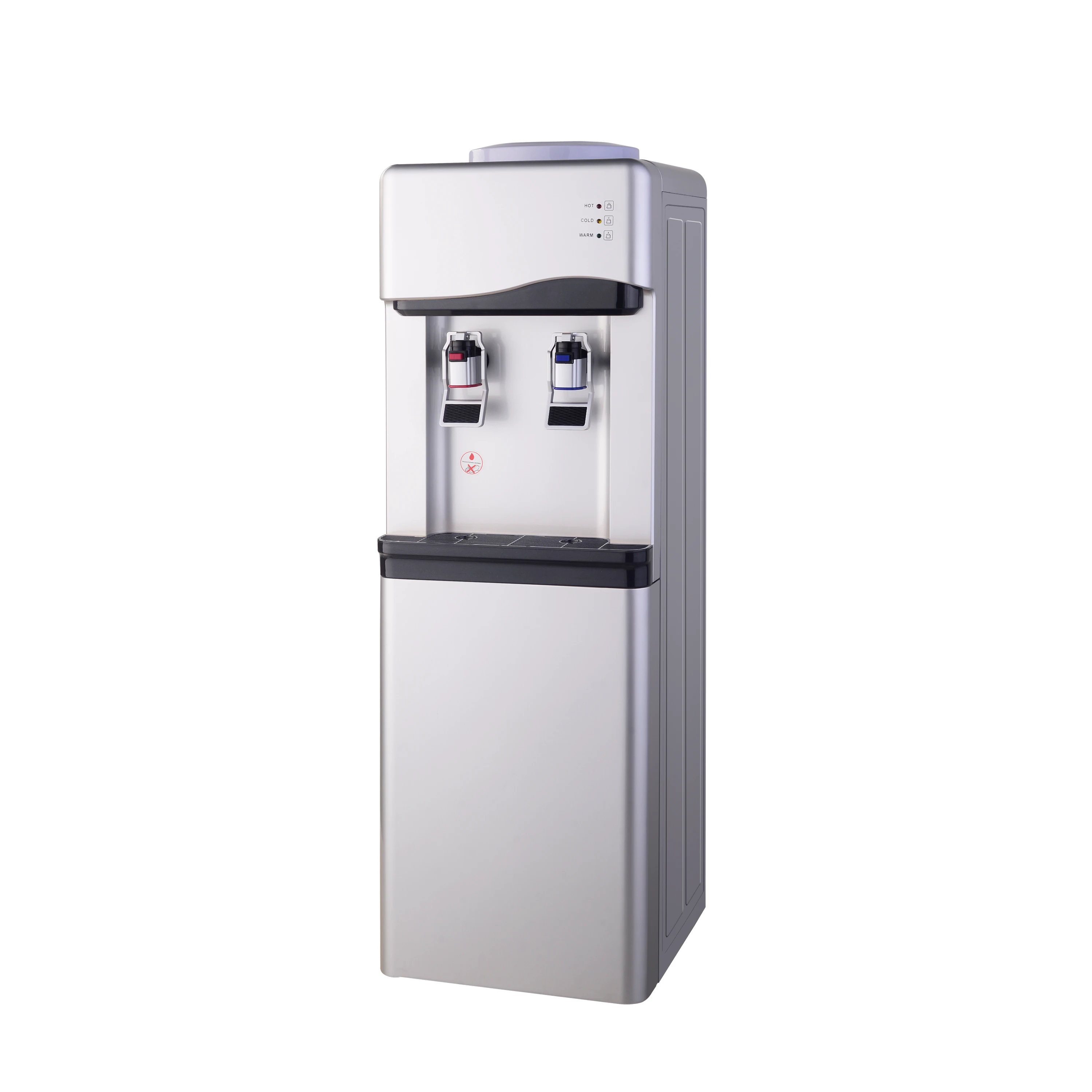 Electric Cooling Hot and Cold Water Dispenser with Storage Cabinet