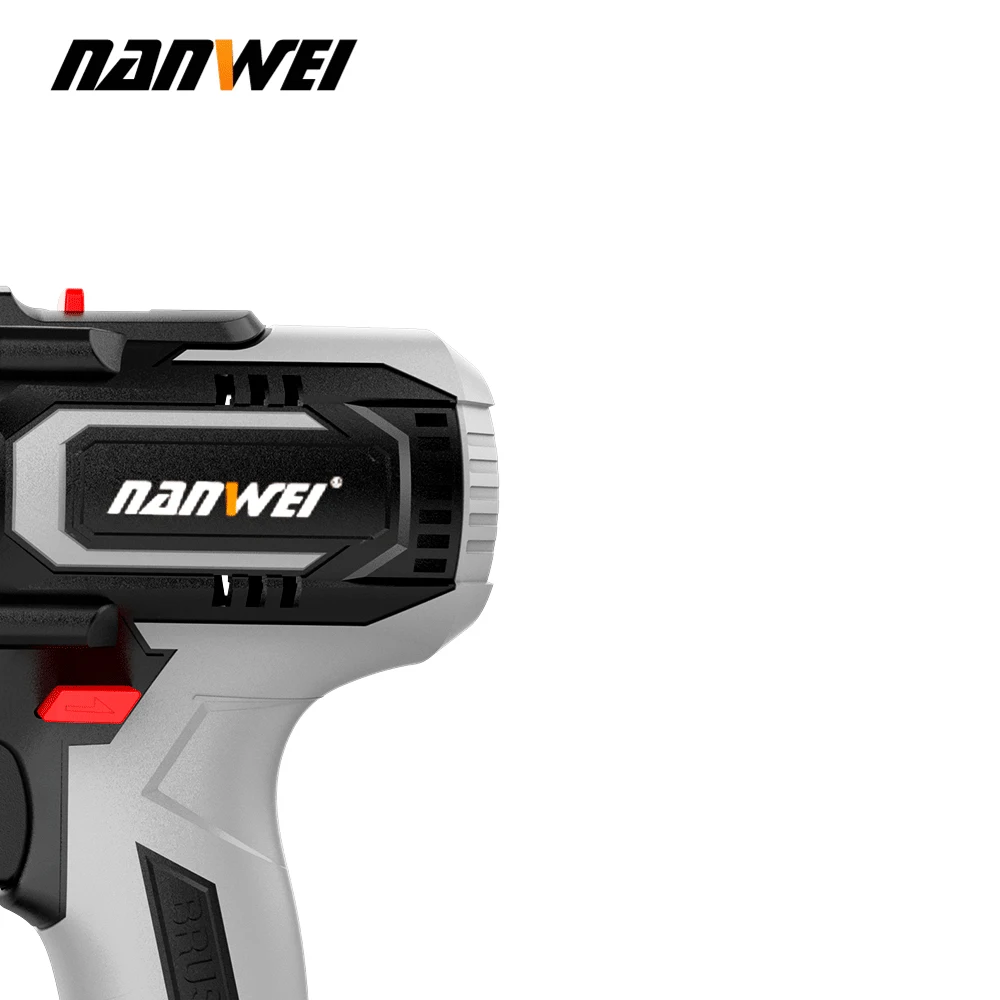 Rechargeable 21V 13mm Brushless Power Tools Large Capacity Lithium Battery 1/2 Metal Collet