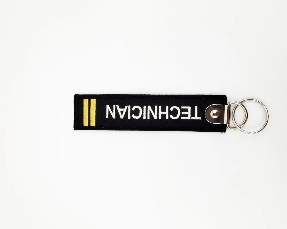 Custom  Logo Fabric Embroidery woven keychains Whistles Lanyard Motorcycle carabiner clip Keychain custom key chains