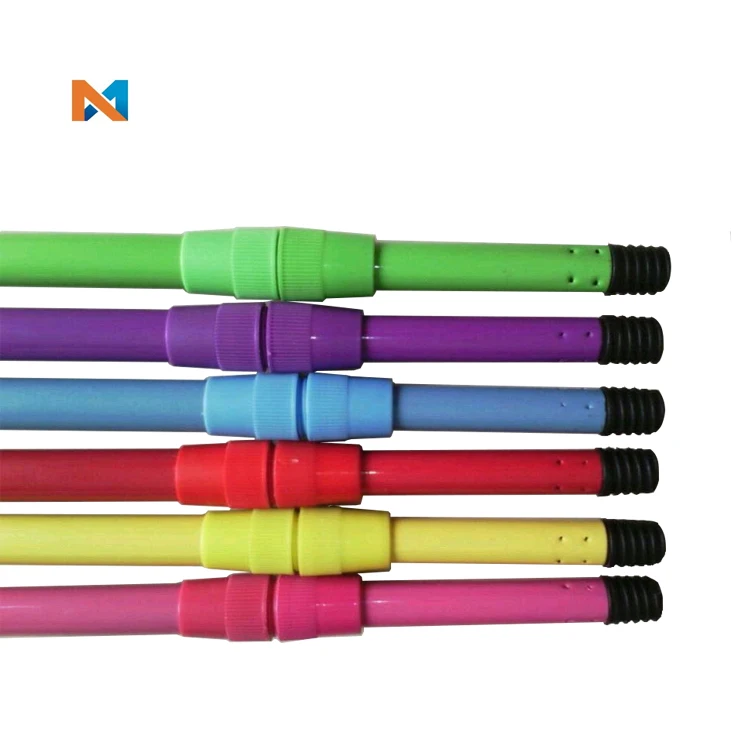 Telescopic Iron Metal Mop Handle Broom Rods Extension Pole