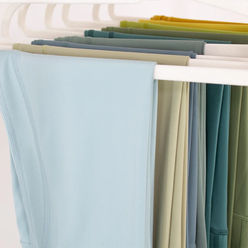 Fashion luxury private label Double-sided sanding nylon spandex Yoga Pants with waist inner pocket