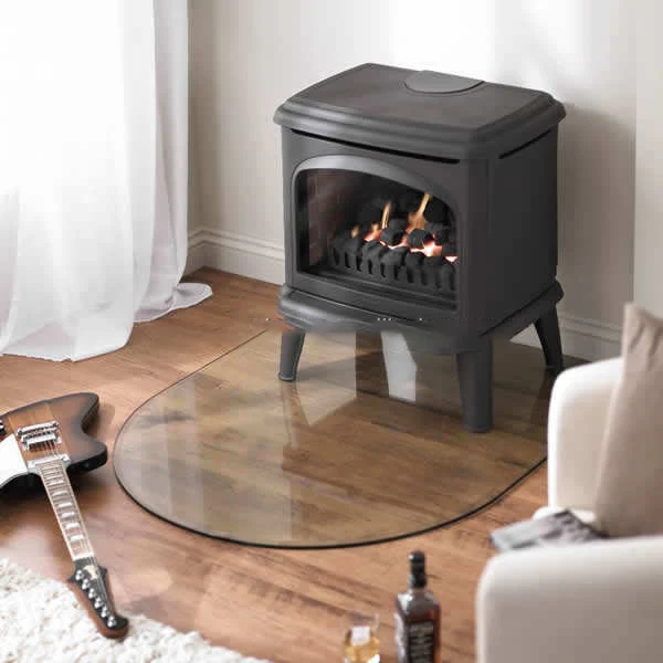 6mm 8mm 10mm 12mm tempered glass hearth plate for wood burning stoves