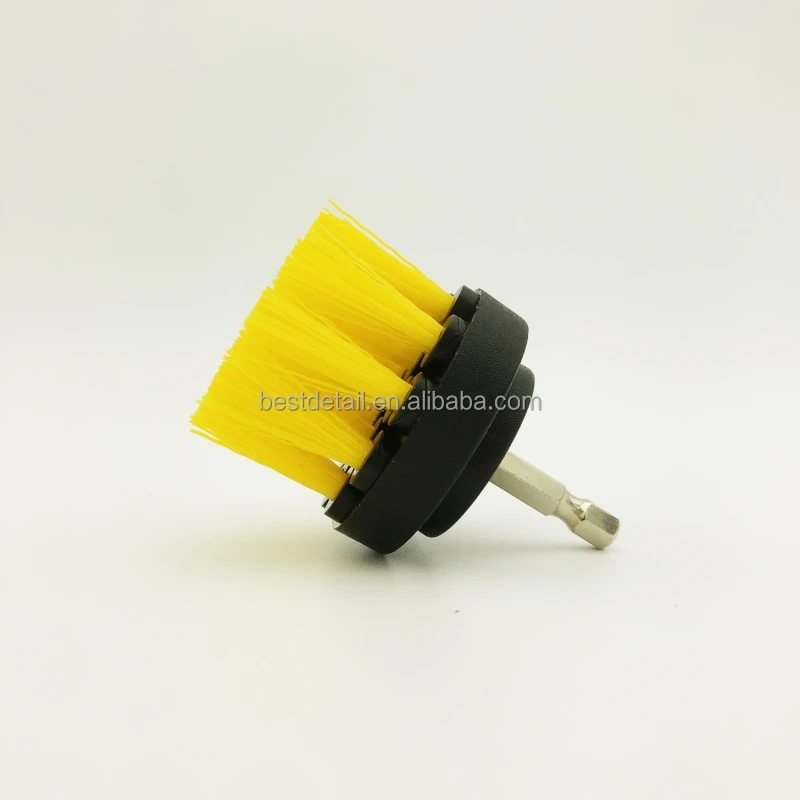 New 3 Pack Car Tire Wash Cleaning Drill Brush Set Clean for Grout Tiles Sinks  Bathtub  Bathroom  Kitchen