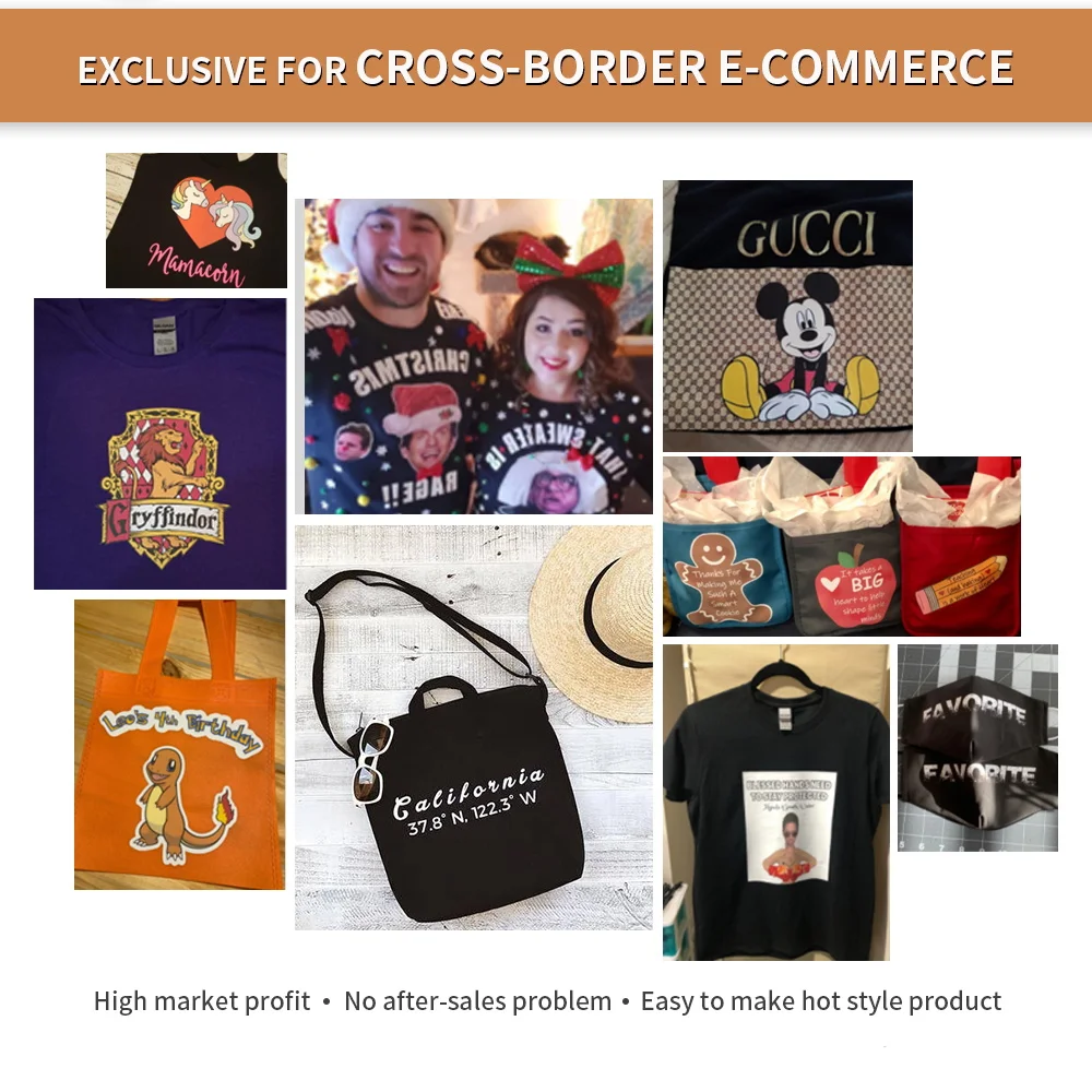 Winner Transfer A4 A3 laser printing transfer paper PU material dark heat transfer paper for cotton fabric