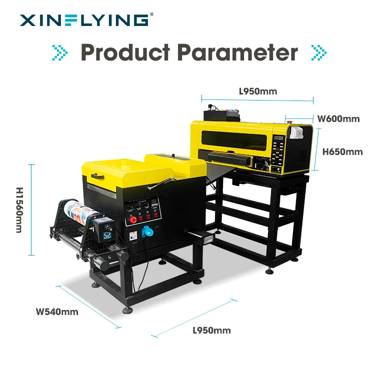 XinFlying 12inch  A3  DTF Printer 2  printheads With Shaker suitable for starters US warehouse stock