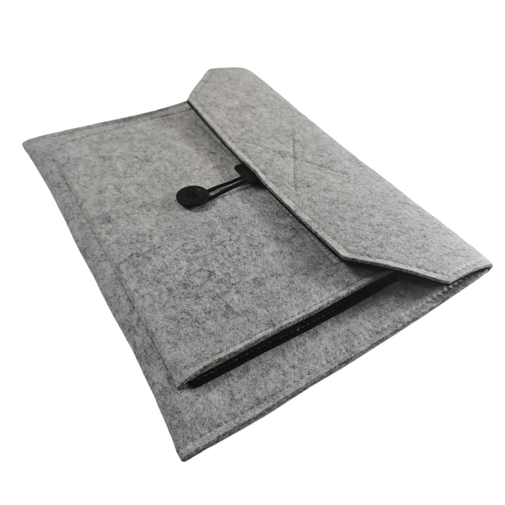 Hot Sale Customized Inner Felt Laptop Bag Ultra-thin Laptop Protective Cover Felt File Bag Customized Logo Design 15.6 Inch
