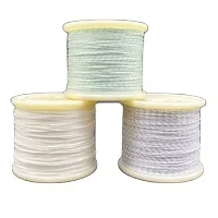 Плетеная нить UHMWPE для неабсорбируемой нити белого цвета с синими