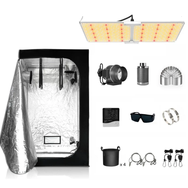 A 5x5ft 150x150x200 Grow Tent Full Kit,Factory Price Gorilla Indoor Grow Tent Complete Hydroponic Grow Systems