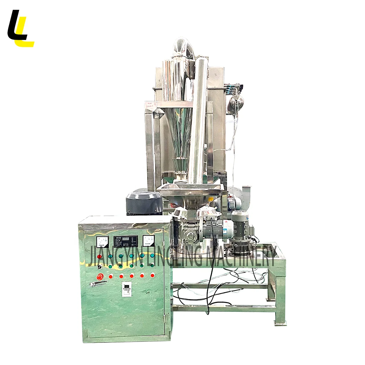 WFJ Automatic Powder Grinder Mill Pulverizer Powder Grinding Crushing Machine chickpeas grinding machine