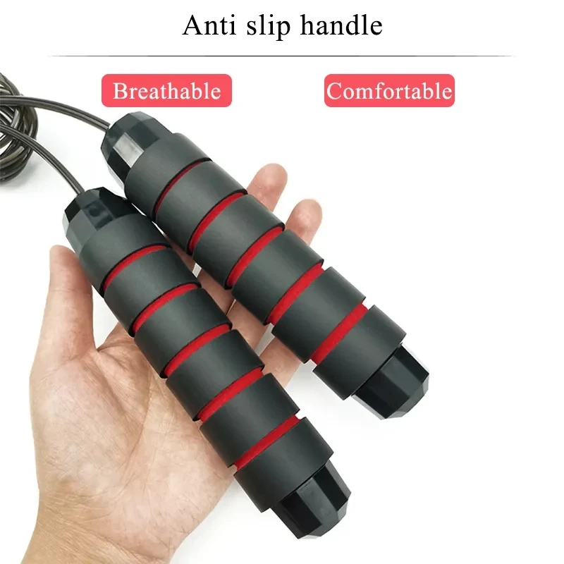 YIWU Custom Speed Jump Fitness Rope Adjustable Steel Wire Speed Jumping Ropes for Exercise Weighted Jump Rope for Training