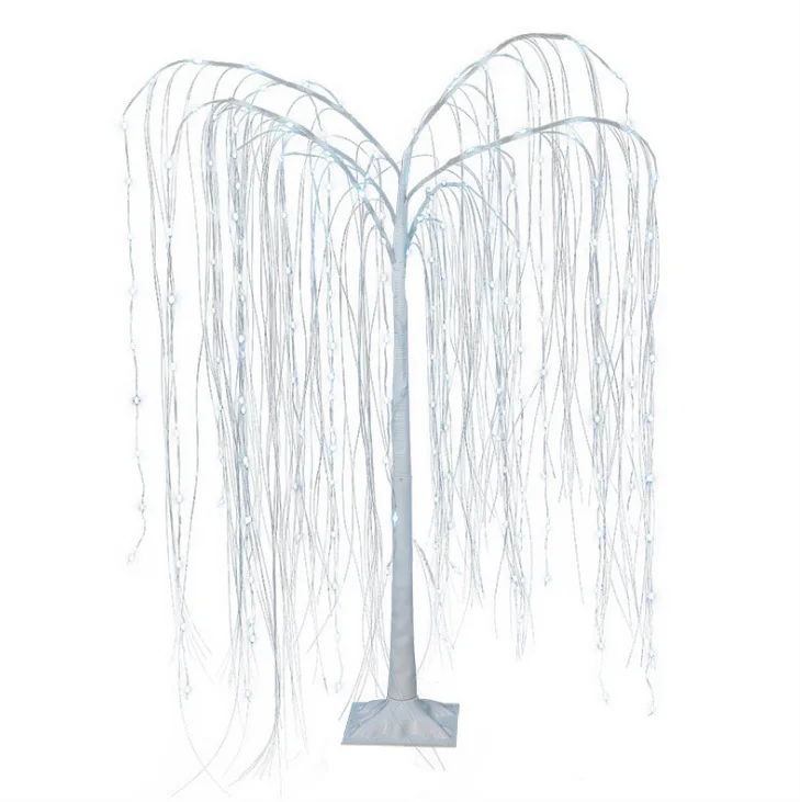 1.2m 1.5m 2.1m Fairy Decorations Lights LED Weeping Willow Tree Bedroom Patio Artificial Tree Light