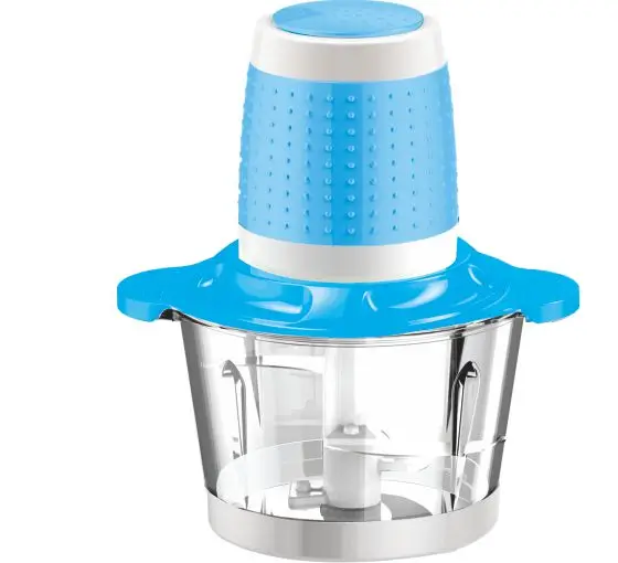 2021 Hot sale 2 L PET Sale Professional Plastic Electric  Chopper Meat Meat Grinder Meat Chopper For Home