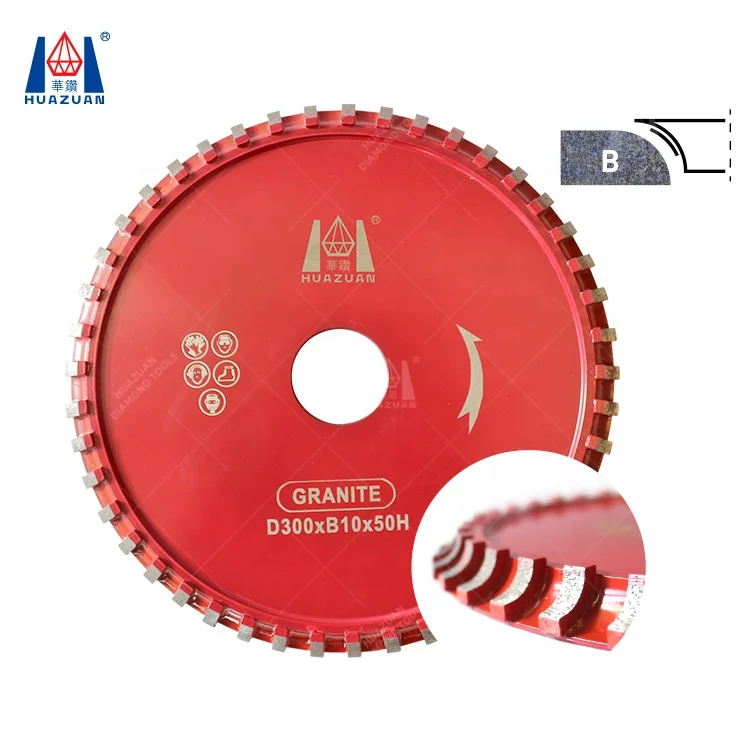 D300 mm diamond profile grinding wheel for granite