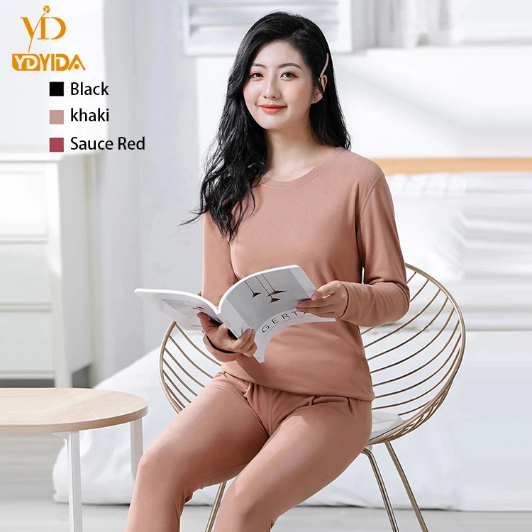 High Quality Women Cotton Sets Long Thermal Underwear Winter Thermo Sleeve women