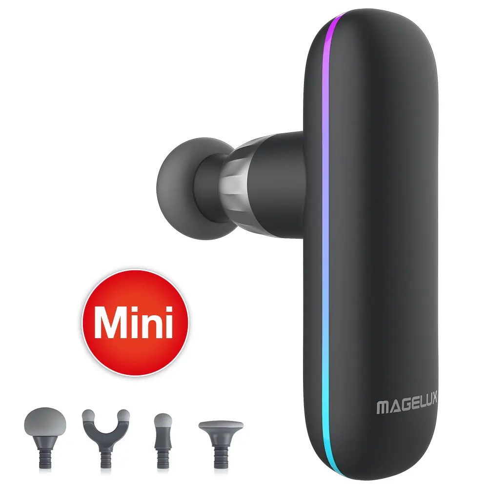 PRO Mini Gun Massager Deep Tissue Percussion Vibration Fitness massager, Body Sport LCD Screen Fascia Muscle Mini Massage Gun