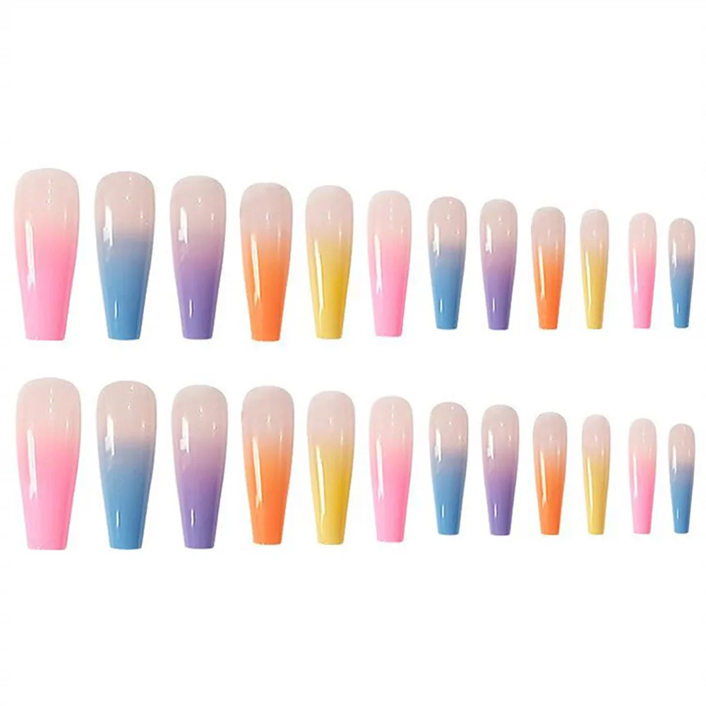 Wholesale various sizes and perfect length for colorful false nails fashion style