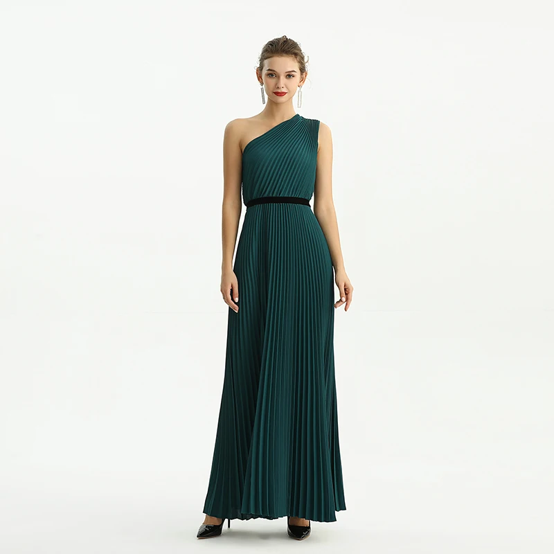 D197 customize odm oem low moq sexy Long Sleeve Maxi Casual Female Split Party Dress factory for women