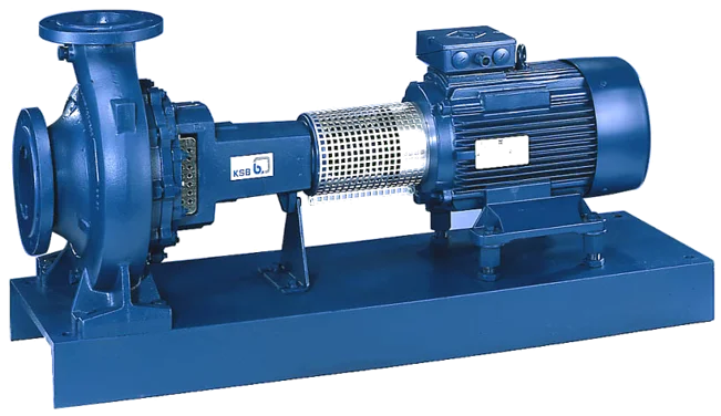 KSB Single-Stage Horizontal Electric HVAC Pump ETN 065-040-125 Centrifugal Clean Water With Extended Coupling