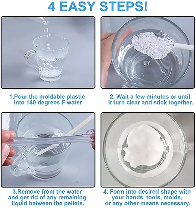 Wholesale Bottle with bottled Moldable Pellets Polymorph reueable Plastic pellet can be painted bulk Moldable Plastic Pellet