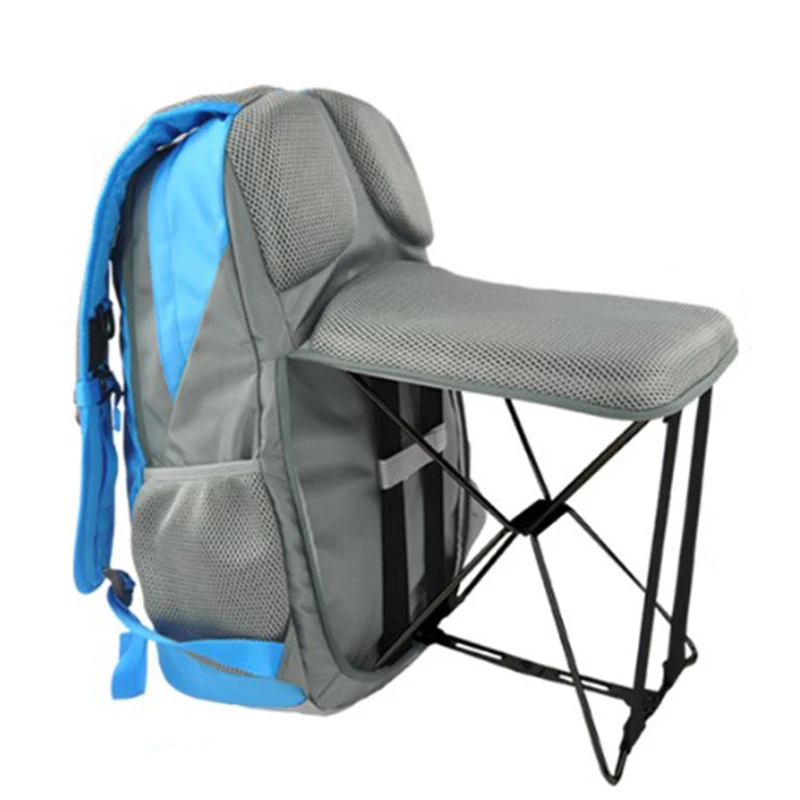 Multi-function Outdoor Sport Travel Hiking Backpack with Folding Chair