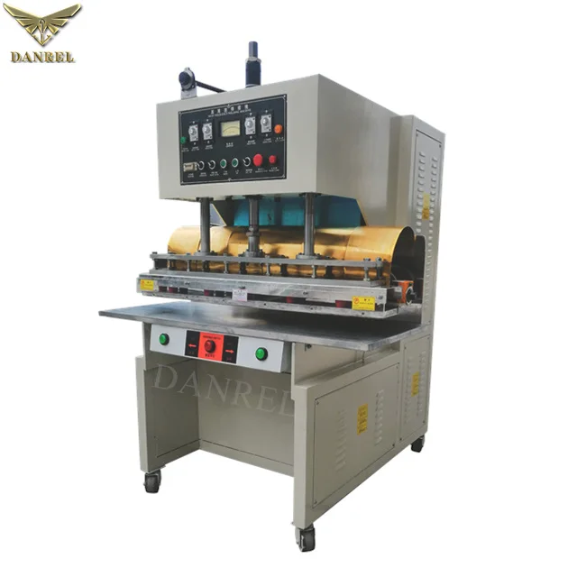 Semiautomatic 8KW Shuttle Tray Type High Frequency Welding Machine for PVC Coil Car Mats, Carpets Leather Pad DANREL DR-T8