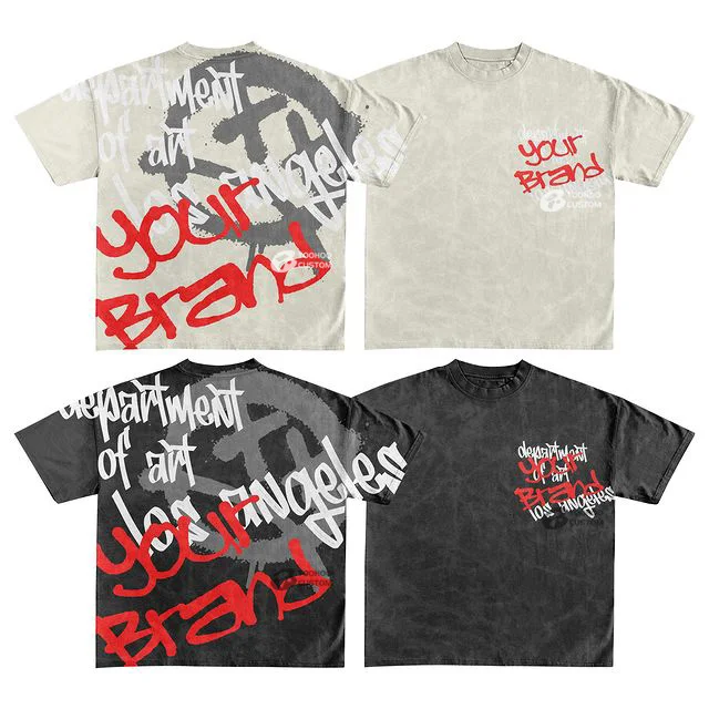 Hot Dtg Screen Print T-shirt Boxy Cropped Custom Logo dtg t shirt T Shirt Streetwear T-shirt for Unisex dtg shirt manufacturer