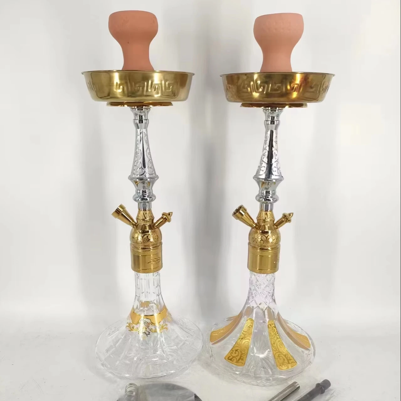 Wholesale Price Small Medium Big Size Hubbly Bubbly Hookah Egyptian Lacquer Egyptian Hookah Shisha Set