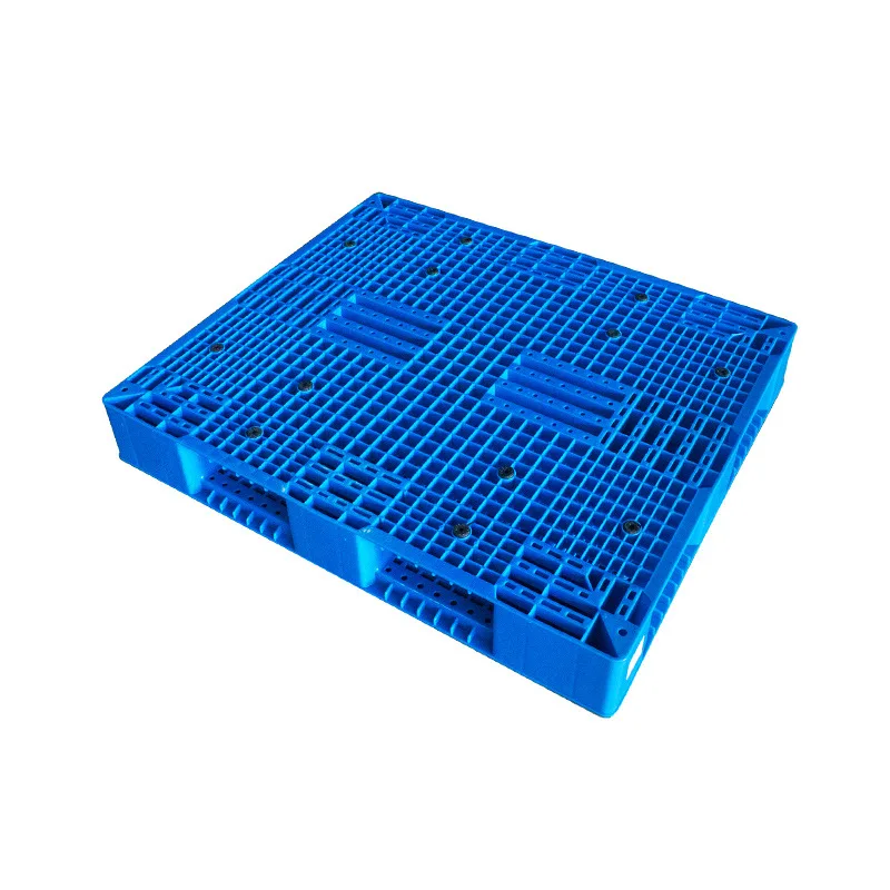 Сверхмощный стеллаж для штабелирования HDPE гигиенический двухсторонний пластиковый европоддон