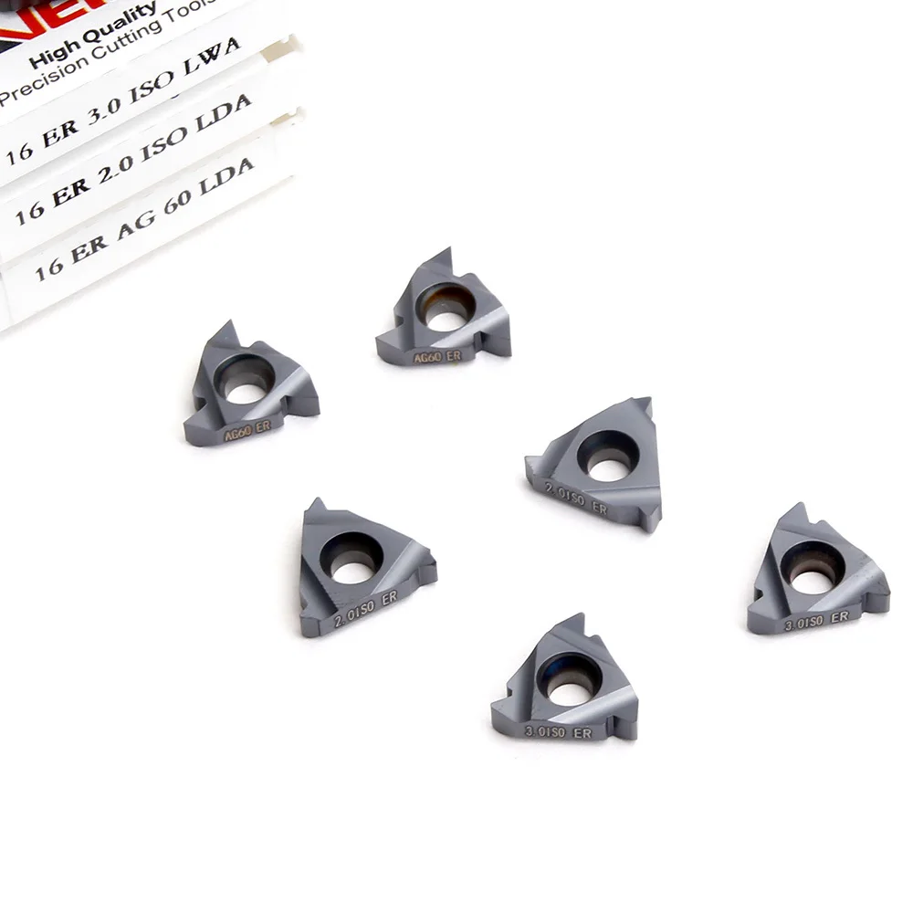 16 ER AG 60/16IR AG60 Threading Turning Blade Tools Tungsten Carbide Inserts