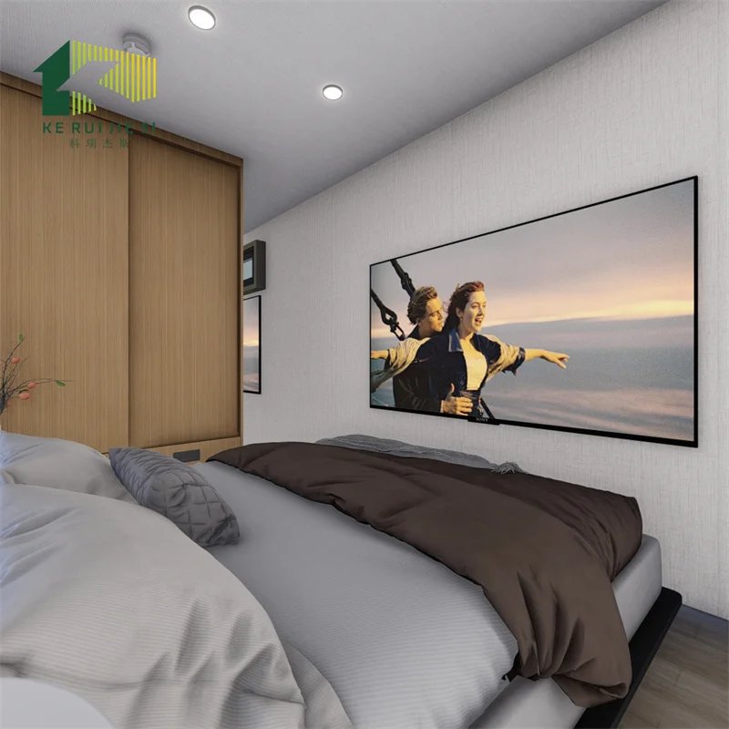 Factory direct supply 1 bedroom hurricane proof modular homes prefabricated prefab modular container house for villa