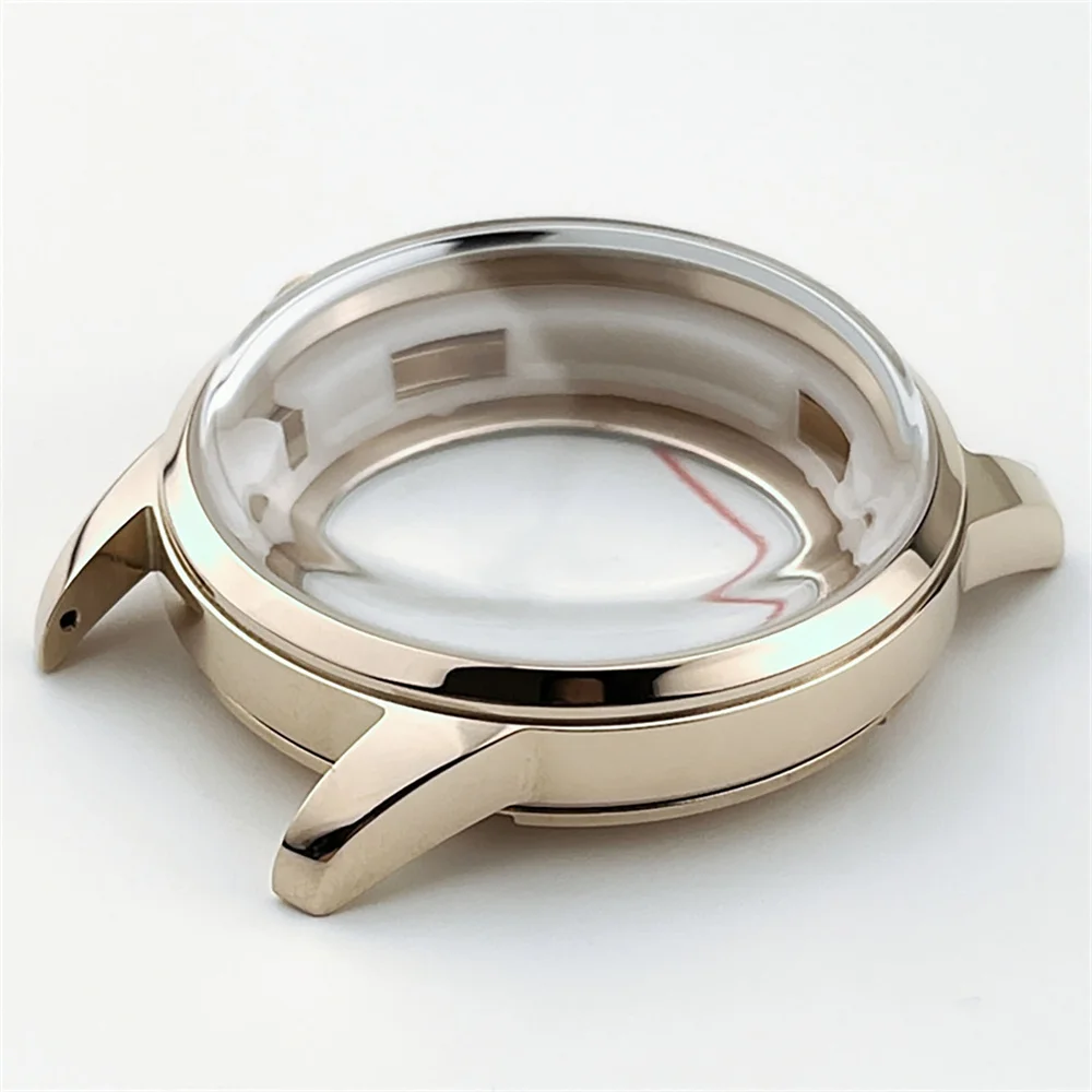 Shenzhen Factories Manufacture 40mm Stainless Steel Watch Case With Arched Glass for NH34 NH35 NH36 NH38 NH70 NH72 Movement
