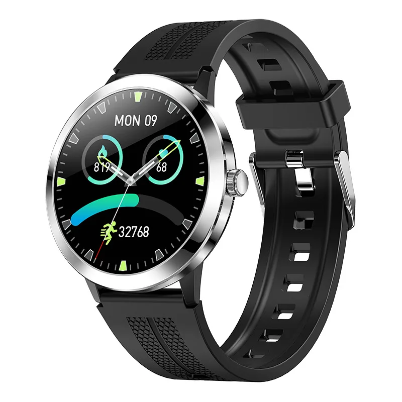 Спортивные наручные часы T6 с круглым экраном, умные часы T6, Смарт-часы 1,32 дюймов для мужчин и женщин