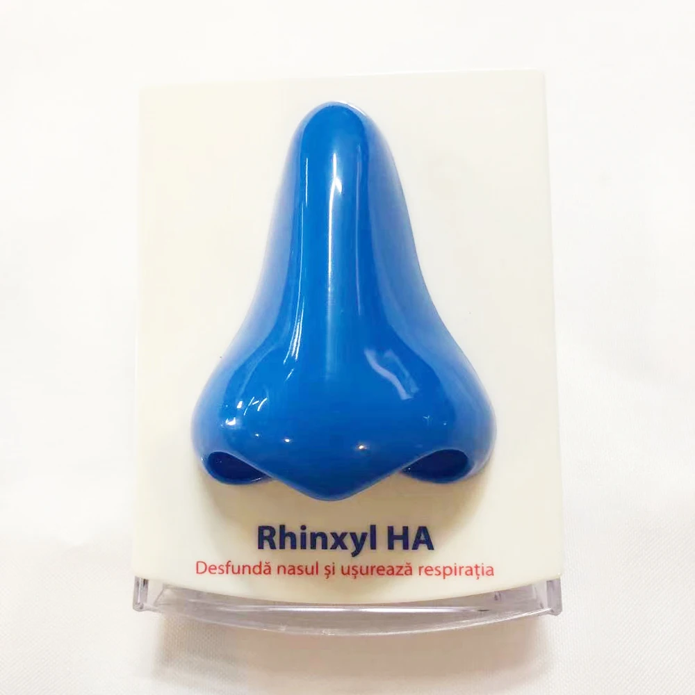 V-GF210714-2 Wholesale Plastic Nose Shape  Pop-up Automatic Memo Pad Notes Box