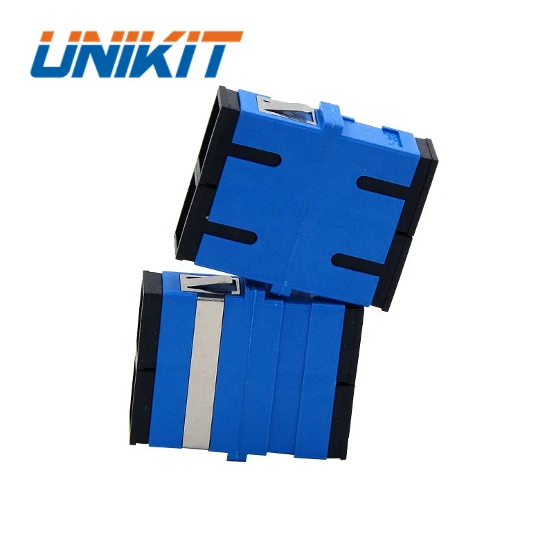 Best Selling SC Earless No Flange Fiber Adapter SC UPC Singlemode Simplex Duplex without Flange Fiber Optic Coupler Adapter