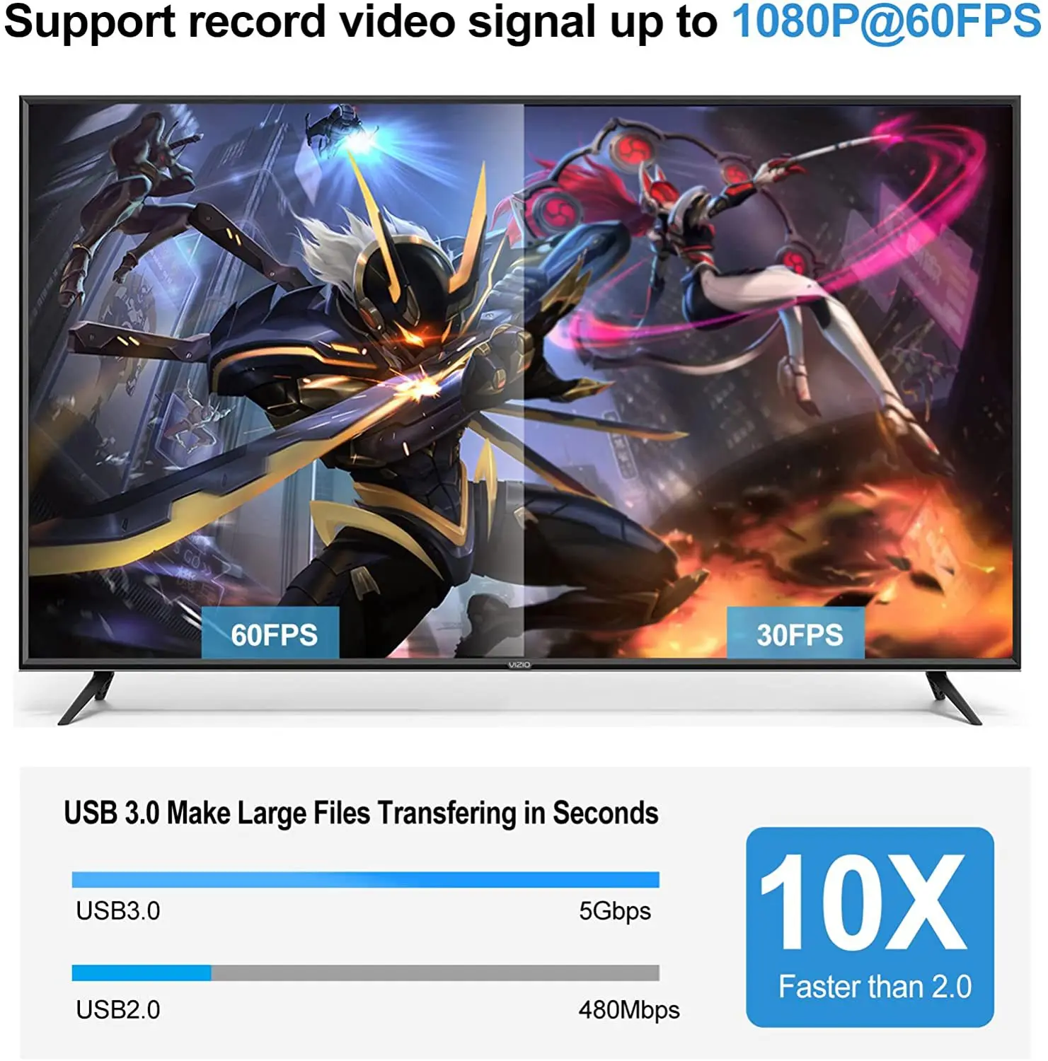 New USB3.0 Recorder Grabber To Usb Video Capture Device For OBS Capturing Video Capture Card 4K